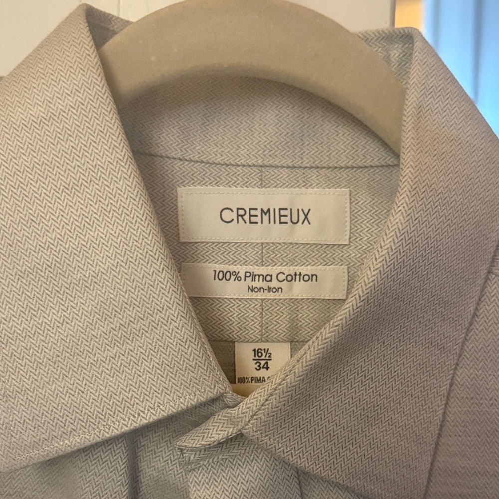 Daniel Cremieux Light Gray Men's Dress Shirt